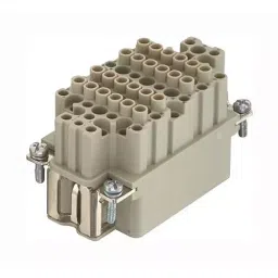 Harting Heavy Duty Connector Inserts / Modules HEAVY DUTY INSERT, RCPT, 10B, 75+PE POS, 09160752101-30