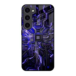 QRIOH Techno Color Printed Sleek & Lightweight Silicone Samsung Galaxy S23 5G Back Case-picture-44