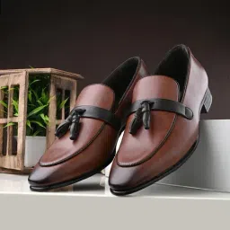 Giorgio Men's Brown Formal Moccasins-image-90