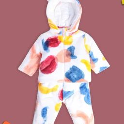 MINIKLUB Kids White Printed Full Sleeves Top with Pants-image-35