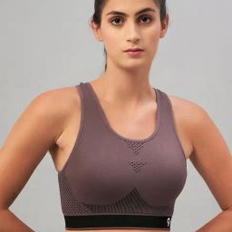 C9 Airwear Brown Full Coverage Sports Bra-image-11
