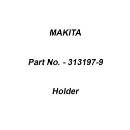 Makita Holder Suitable For RBC411 (Old No.5418.50.0601), Part No 313197-9-picture-13