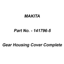 Makita Gear Housing Cover Complete Suitable For JN3201, Part No 141796-5-picture-40