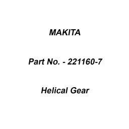 Makita Helical Gear Size 51 mm Suitable For 4300BV, Part No 221160-7-picture-26