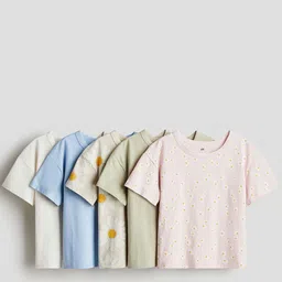 H&M 5-Pack Cotton T-Shirts-image-65