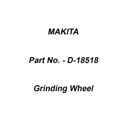 Makita Grinding Wheel C24R Size 125x6x22 mm Suitable For Masonry Surface, Part No D-18518-picture-12