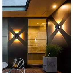 LumoGen 4 W IP65 Fancy LED Wall Lamp 4 Way for Wall Round, 4WL03 image 3