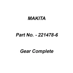 Makita Gear Complete Size 9-23 Suitable For DFS250, Part No 221478-6-9
