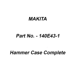 Makita Hammer Case Complete Suitable For DTW181, Part No 140E43-1-picture-9