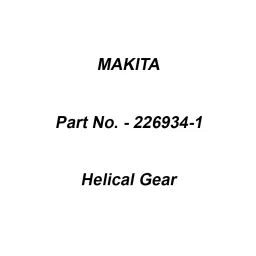 Makita Helical Gear Size 46 mm Suitable For HS900D, Part No 226934-1-picture-38