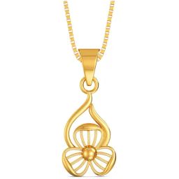 Joyalukkas Gold 22k Bloomed Flower Casual Pendants for Women-image-49