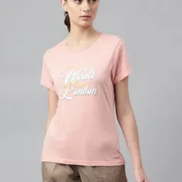 Woodland Light Pink Printed T-Shirt-picture-30