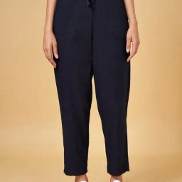 Honey by Pantaloons Navy High Rise Pants-47
