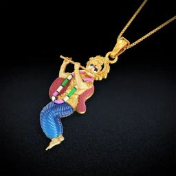 Joyalukkas 22k Gold Lord Krishna Pendant-image-0