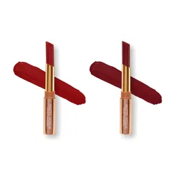 ME-ON Set of 2 Matte Vogue None-Transfer Lipsticks - Shade 06 & 13-38