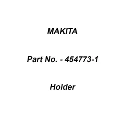 Makita Holder Size 15 mm Suitable For HR5212C, Part No 454773-1-picture-13