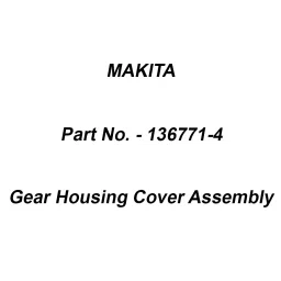 Makita Gear Housing Cover Assembly Suitable For GA4590, Part No 136771-4-picture-46