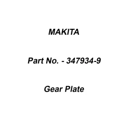 Makita Gear Plate Suitable For PT001G, Part No 347934-9-picture-25