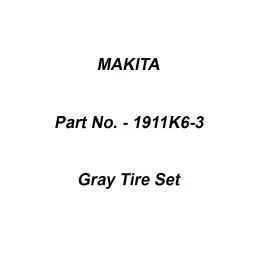Makita Gray Tire Set Single Size 210 mm Suitable For CU603D, Part No 1911K6-3-45