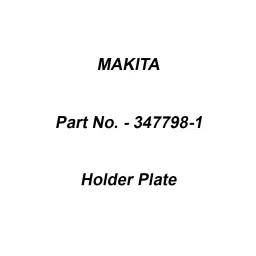 Makita Holder Plate Suitable For FN001G, Part No 347798-1-picture-27