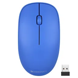 Zebronics Zeb-Haze Blue Wireless Mouse-0