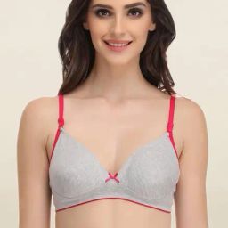 Clovia Grey Non Wired Non Padded Bra-image-56