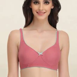 Clovia Pink Non Wired Non Padded Bra-image-77