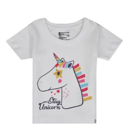 Bodycare Kids Off White Printed Top-picture-4