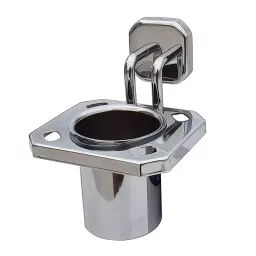 Aquieen Emerald Wall Mounted SS Silver With Installation Kit Chrome Finish Tumbler Holder-image-91