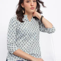 Anouk Rustic Printed Straight Kurti-image-20
