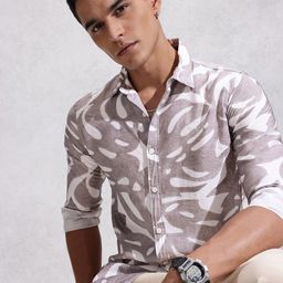 WROGN Abstract Printed Casual Shirt-image-14