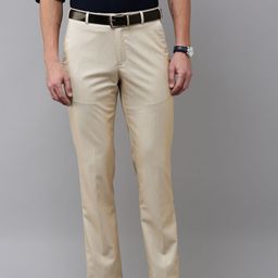 Park Avenue Men Striped Formal Trousers-image-20