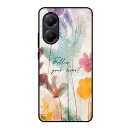 QRIOH Grace Garden Printed Poco X7 Pro 5G Glass Back Case Mobile Accessories-image-99