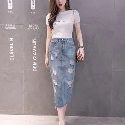 StyleCast Women Straight A-lineMidi Skirt-picture-21