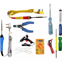 Fadman 9 In 1 Soldering Iron Kit Flat 27 mm Tip Copper, Iron & Nickle 25 W-12