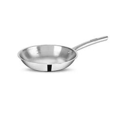 Bergner Tripro Silver Stainless Steel 20 cm Induction Friendly Triply Frypan & Skillet (0.65 L)-43