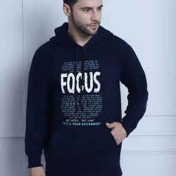 Vimal Jonney Navy Regular Fit Printed Hooded Sweatshirt-picture-30