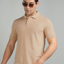 Richlook Men Solid Polo Collar Cotton T-shirt-image-59
