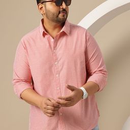 Sztori Men Plus Size Striped Casual Shirt-picture-8