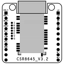 CSR8645 Wireless 4.0 Amplifier Board 5W+5W APT-X Stereo Receiver Amplifier Module image 2