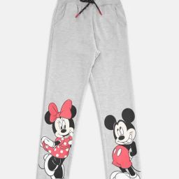 Pantaloons Junior Grey Melange Graphic Print Trackpants-image-20