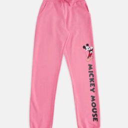 Pantaloons Junior Pink Graphic Print Trackpants-image-15