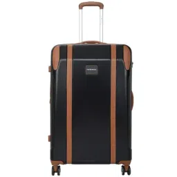 The Vertical Griffin Black & Tan Solid Hard Large Trolley Bag - 79.5 cm-27