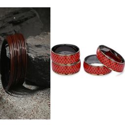 SOMIL Set of 16 Brown Alloy Artificial Stones & Beads Bangles-image-73