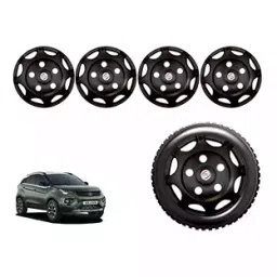 Auto Pearl BoBK07 R16 Press Type Wheel Hubcap with Retention Ring 406.4 mm (16 Inch) for Tata Nexon 1.2 Revotron XM (Pack of 4 Pcs)-image-95