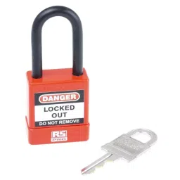 RS PRO 1-Lock Safety Lockout, 6mm Shackle Model No 1751182-35