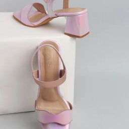 Iconics Women's Lavender Ankle Strap Sandals-image-75
