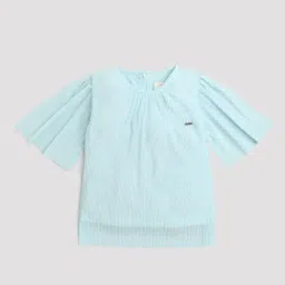 Tiny Girl Light Blue Solid Top-image-83