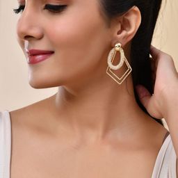SUNBURST Contemporary Hoop Earrings image 3
