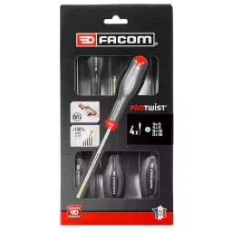 FACOM Prot Screwdriver Set Tamper Torx Black, ATXR.J4PB (Set of 4 Pcs)-24
